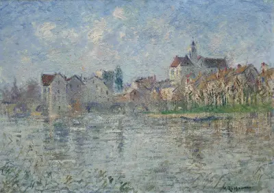 Moret-sur-Loing av Gustave Loiseau