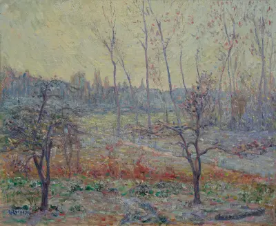 Paysage givré de la Brume av Gustave Loiseau