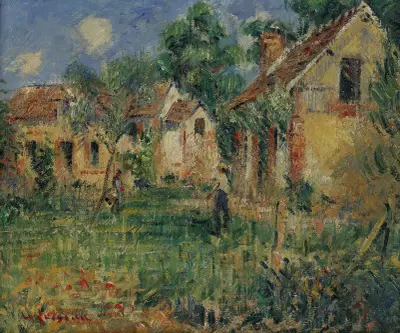 Petite Ferme Aux Environs De Caen av Gustave Loiseau