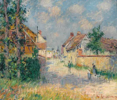 Rue À Saint-Cyr-Du-Vaudreuil av Gustave Loiseau