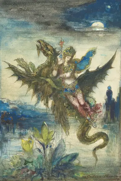 Der Traum vom Orient von Gustave Moreau