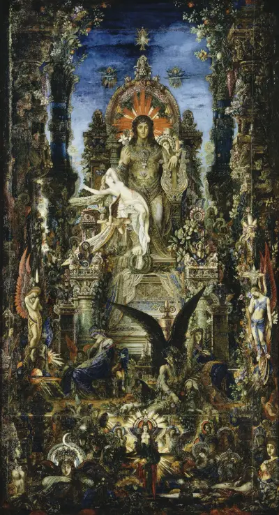 Jupiter and Semele av Gustave Moreau