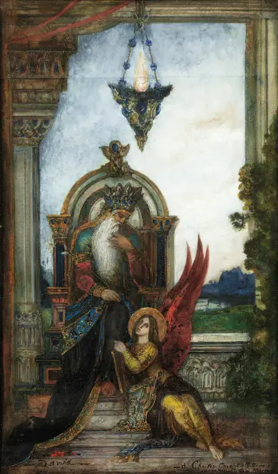 King David av Gustave Moreau