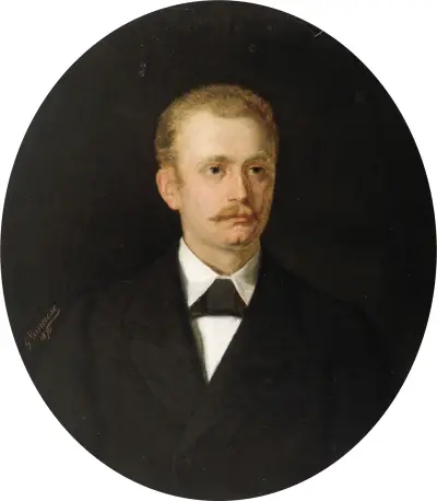 Porträtt av en man av Gustave Vanaise