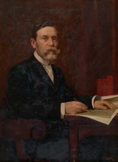 The Architect Leonard Blomme av Gustave Vanaise