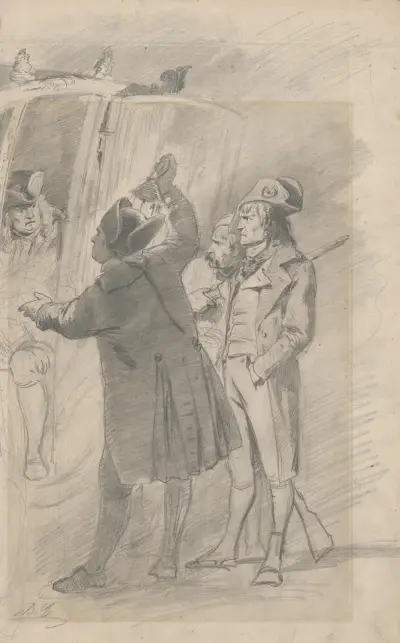 The Arrest of Louis XVI. av Gyula Benczúr