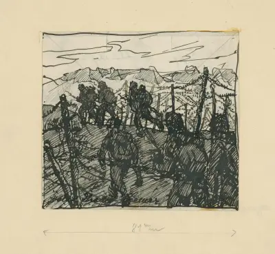Assault on the Italians av Elemír Halász-Hradil