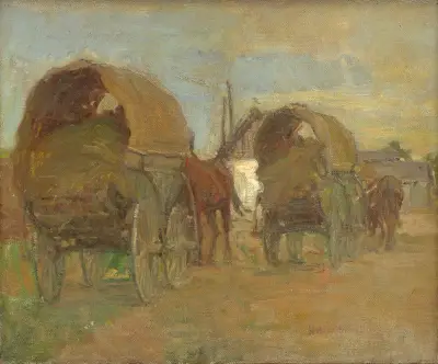 Gypsy Caravans av Elemír Halász-Hradil