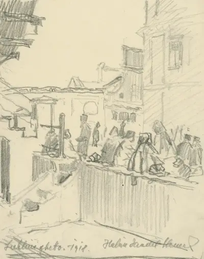 Lublin Ghetto av Elemír Halász-Hradil