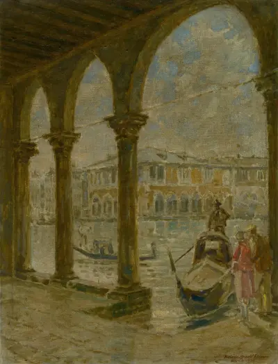 Benátky, 1936, Elemír Halász-Hradil