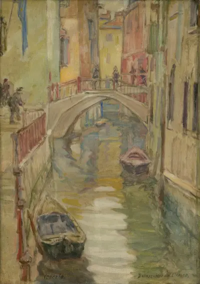 Venedig av Elemír Halász-Hradil