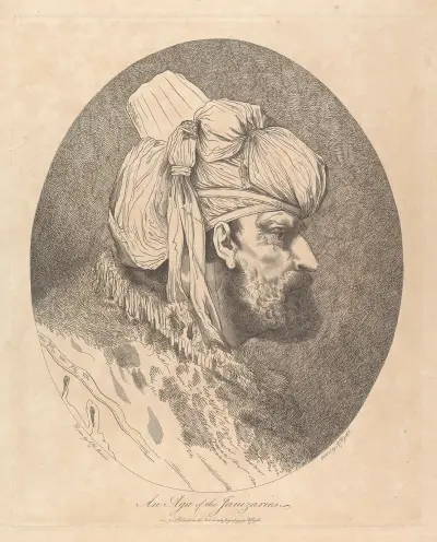 An Aga of the Janizaries av John Hamilton Mortimer