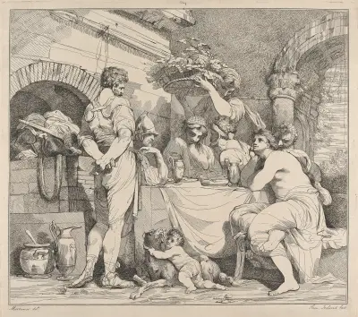 Banditti Regaling av John Hamilton Mortimer