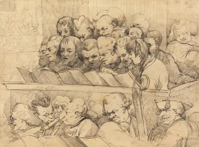 Kör och orkester (koralband) av John Hamilton Mortimer