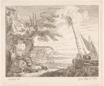 Kustvy av John Hamilton Mortimer