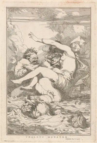 Svartsjukt monster av John Hamilton Mortimer