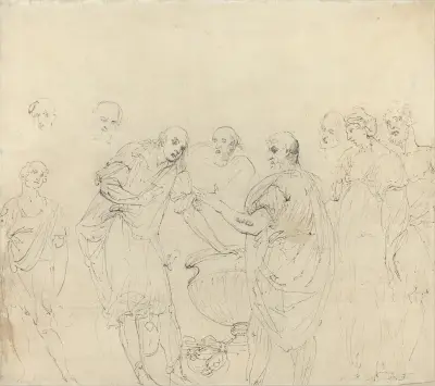 Mucius Scaevolo av John Hamilton Mortimer
