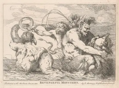 Hämndlystna monster av John Hamilton Mortimer