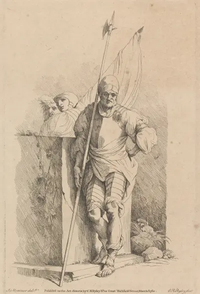 Soldat med påk av John Hamilton Mortimer