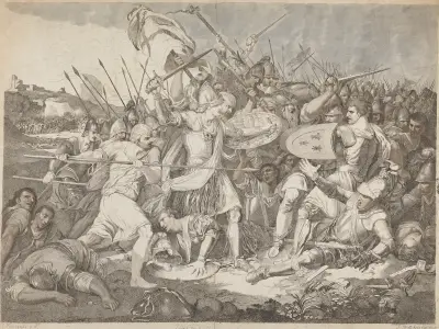 Slaget vid Agincourt 2 av John Hamilton Mortimer