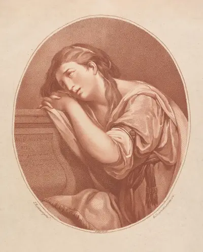 Den efesiska matronan av John Hamilton Mortimer