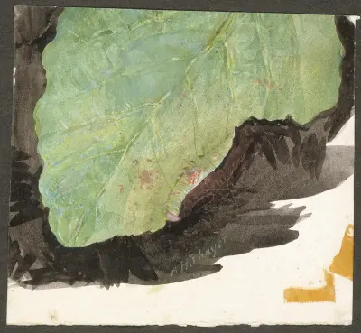 Heterocampa biundata, Walker – studium do książki Concealing Coloration in the Animal Kingdom, Abbott Handerson Thayer