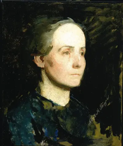 Portrait of a Woman (Miss Gertrude Bloede) av Abbott Handerson Thayer