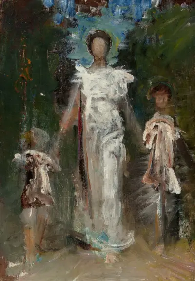 Preliminary Study for ‘A Virgin’ av Abbott Handerson Thayer