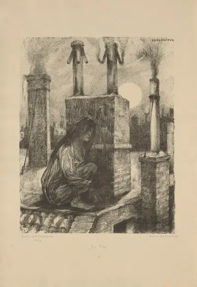 Šílená, Hans Baluschek