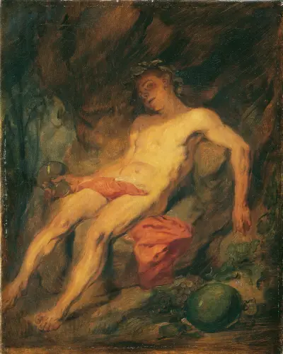 Berusad Bacchus av Hans Canon