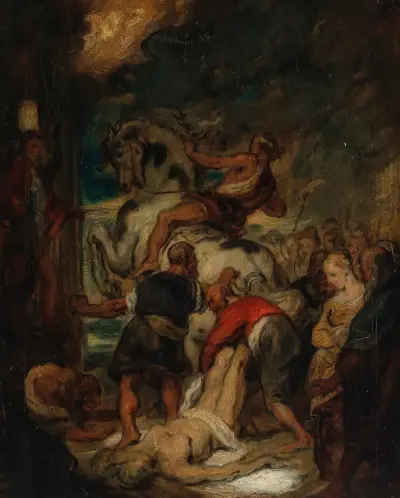 The Martyrdom of St. Hippolytus av Hans Canon