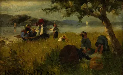 The Picnic av Hans Dahl