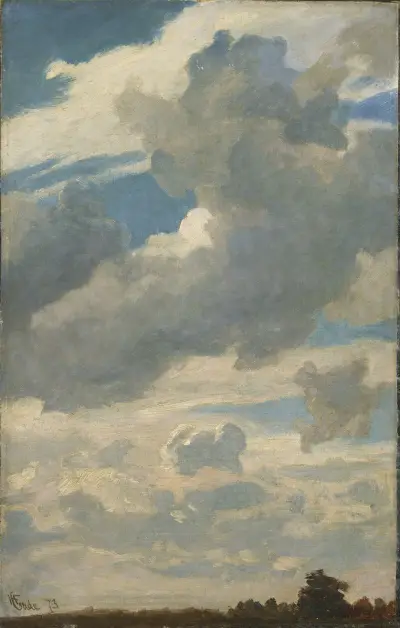 Air Study av Hans Gude