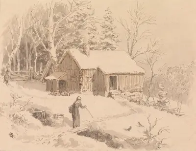 Berthe Tuppenhaug av Hans Gude