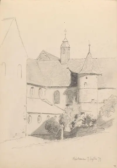Borggård, Reichenau av Hans Gude