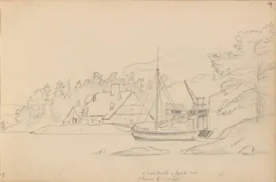 Fra Christianiafjorden av Hans Gude