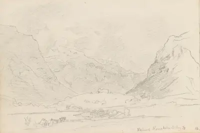 Fra Flatmark i Romsdalen av Hans Gude