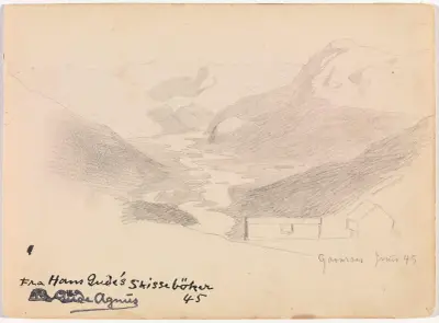 Fra Garnsås av Hans Gude