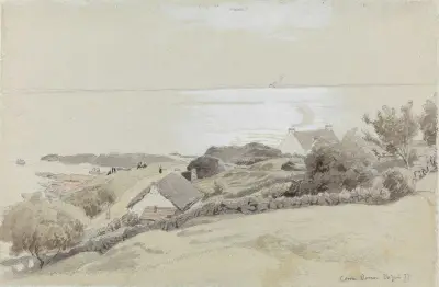 Från kusten vid Corrie, Arran, Skottland av Hans Gude