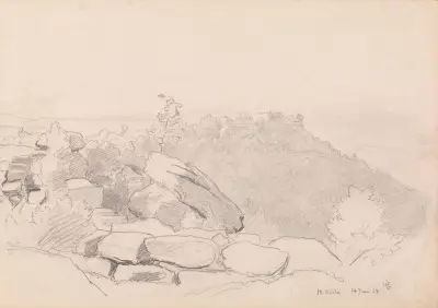 Fra Mont Sainte-Odile av Hans Gude