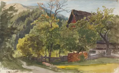 Från Ottenhöfen av Hans Gude