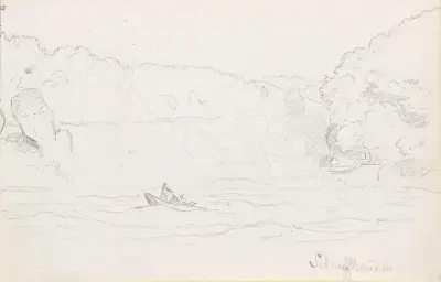 Från Schaffhausen av Hans Gude