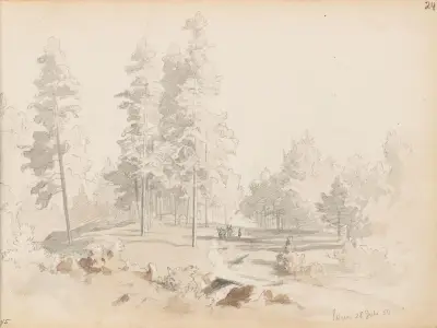 Fra Skien av Hans Gude