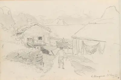 Från Veblungsnes av Hans Gude