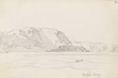 Kusten vid Farsund av Hans Gude