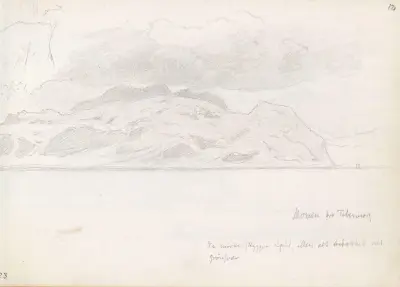 Morvern sett fra Tobermory av Hans Gude