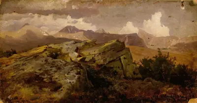 Norwegian Highlands av Hans Gude