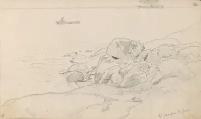 Strand, Vrengen av Hans Gude