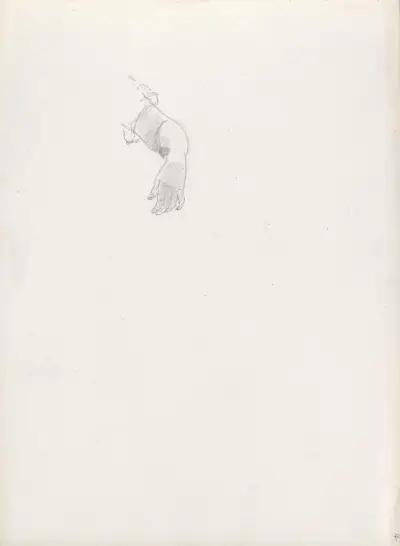 Armstudie av Hans Gude