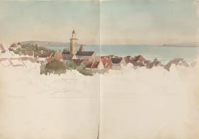 Überlingen av Hans Gude